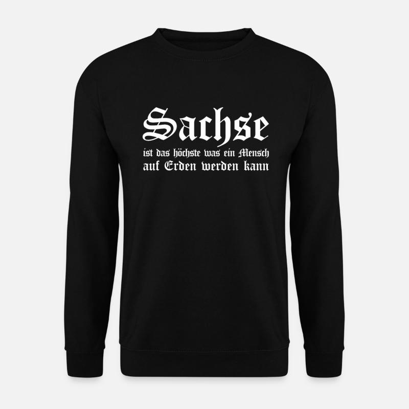 Sachsen - Unisex Pullover - Schwarz