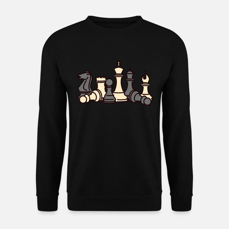 échecs - Sweat-shirt Unisexe - noir