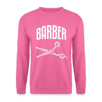 Salon de coiffure - Sweat-shirt Unisexe - rose - Devant