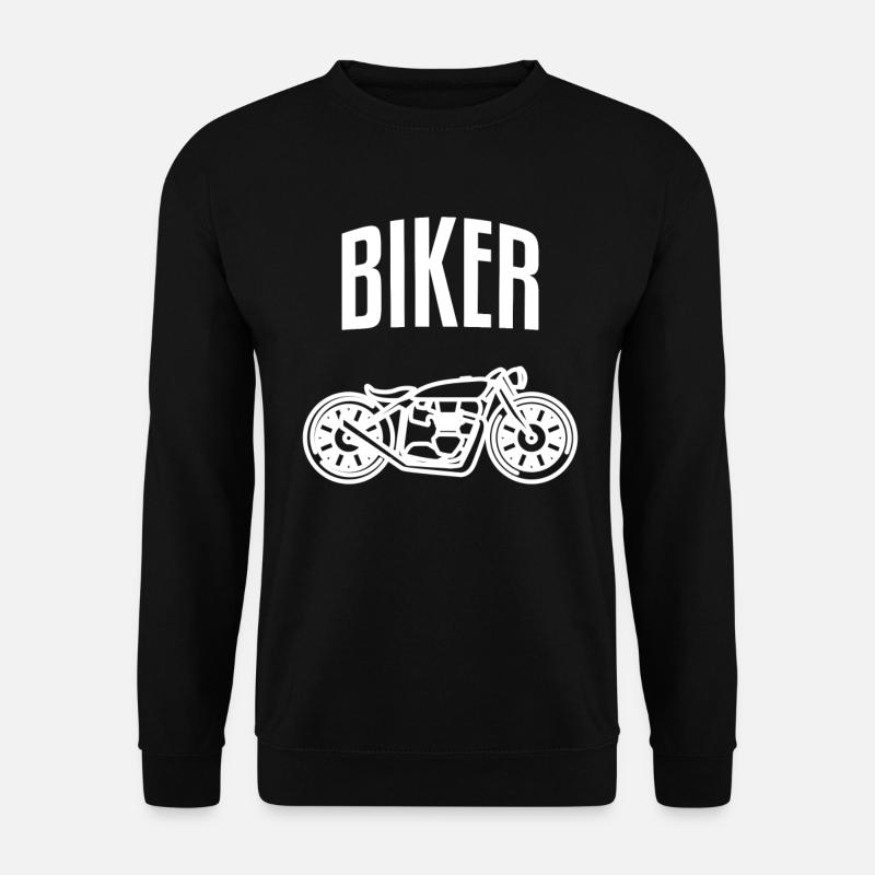 Biker Motorradfahrer Gang Bike - Unisex Pullover - Schwarz
