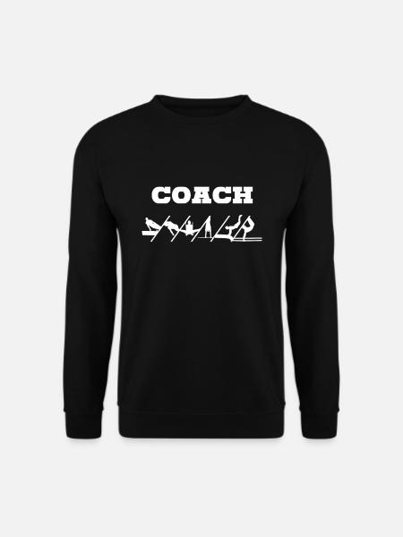 Coach Sport Turnen Sechskampf - Unisex Pullover - Schwarz