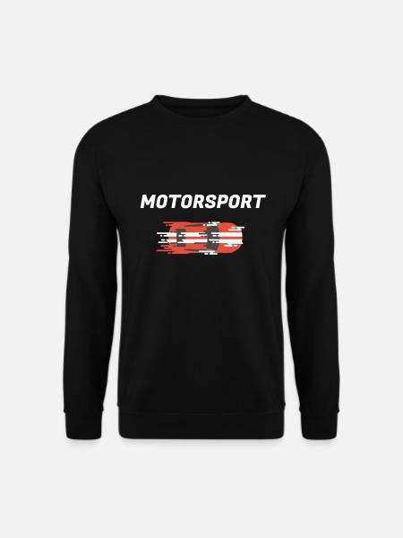 Motorsport Rennen Rennstrecke - Unisex Pullover - Schwarz