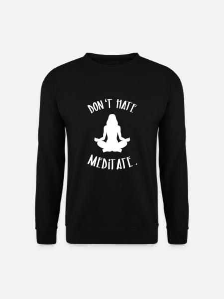 meditation - Unisex Sweatshirt - black