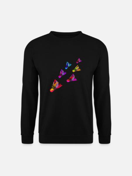 Volants Sports Badminton Colorés Servent - Sweat-shirt Unisexe - noir