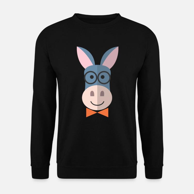 Âne âne animaux - Sweat-shirt Unisexe - noir