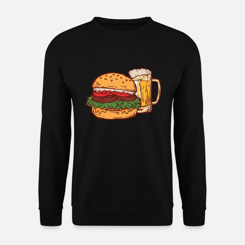 Burger - Unisex Sweatshirt - black
