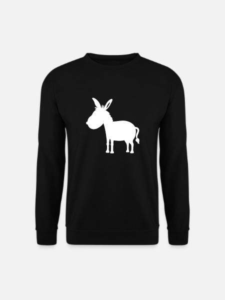 Esel - Unisex Pullover - Schwarz
