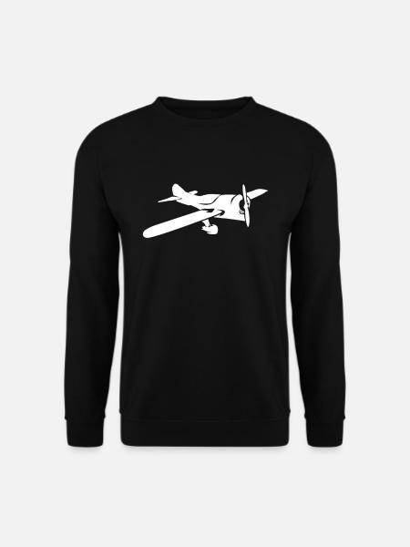 plane - Unisex Sweatshirt - black
