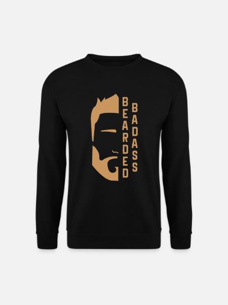 Beard bearded bearded - Unisex Sweatshirt - black