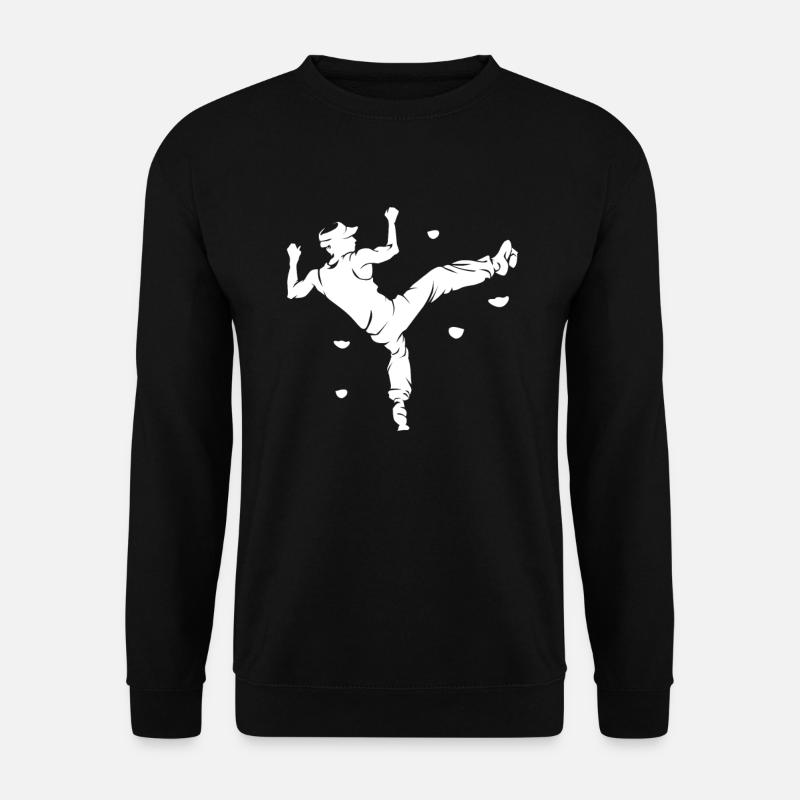 bouldering - Sweat-shirt Unisexe - noir