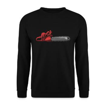 Bûcheron Bûcheron - Sweat-shirt Unisexe - noir - Devant - Alina (178cm) & Michal (187cm)