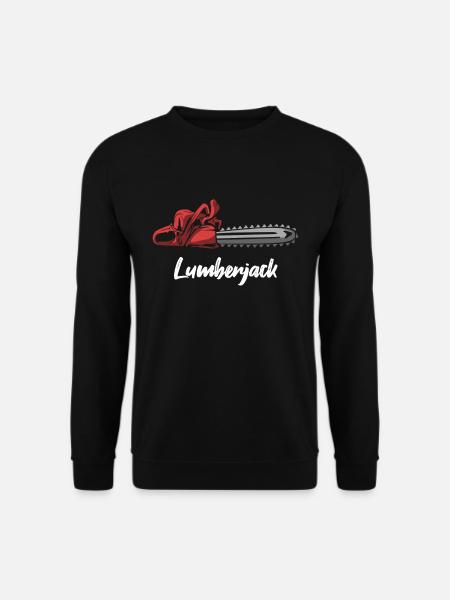 Lumberjack Holzfäller Kettensäge - Unisex Pullover - Schwarz