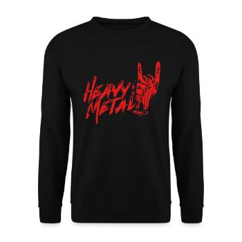 Heavy Metal - Sweat-shirt Unisexe - noir - Devant - Alina (178cm) & Michal (187cm)