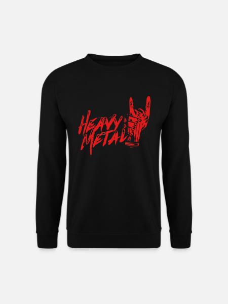 Heavy Metal - Unisex Pullover - Schwarz