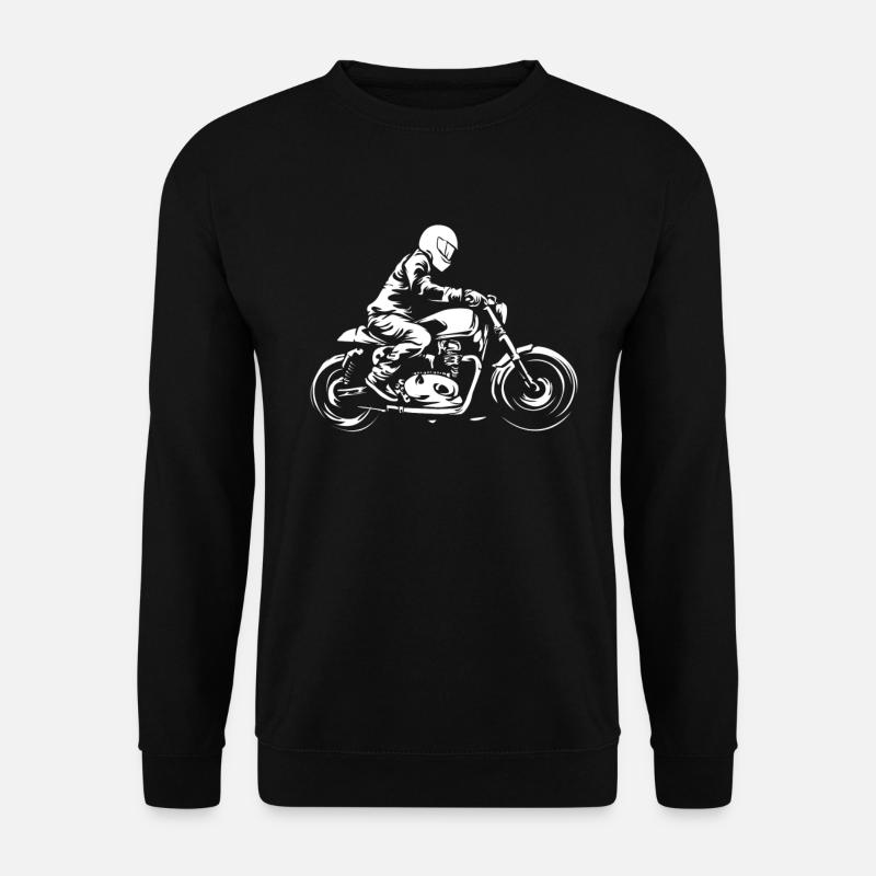 Motorrad Motorradfahren Motorradfahrer Biker - Unisex Pullover - Schwarz