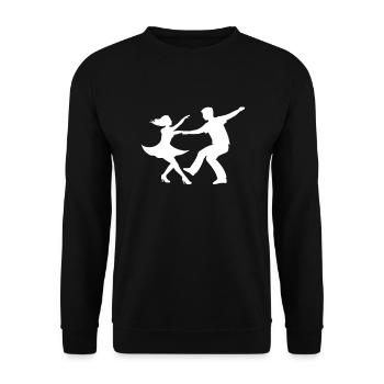 danse - Sweat-shirt Unisexe - noir - Devant - Alina (178cm) & Michal (187cm)