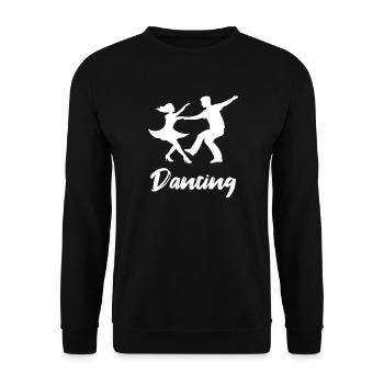 Danseur Danseur danse musique - Sweat-shirt Unisexe - noir - Devant - Alina (178cm) & Michal (187cm)