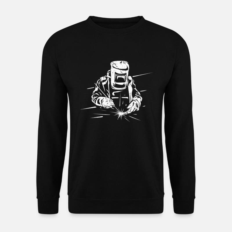 Welder welding tool Arbeti - Unisex Sweatshirt - black