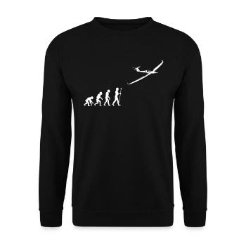 Pilote de parachutisme - Sweat-shirt Unisexe - noir - Devant - Alina (178cm) & Michal (187cm)