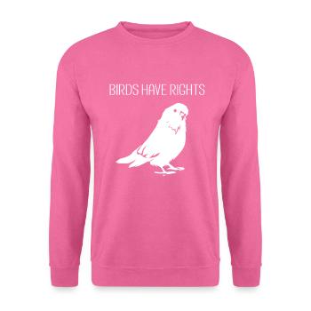 Vögel Vogel beobachten - Unisex Pullover - Pink - Vorne