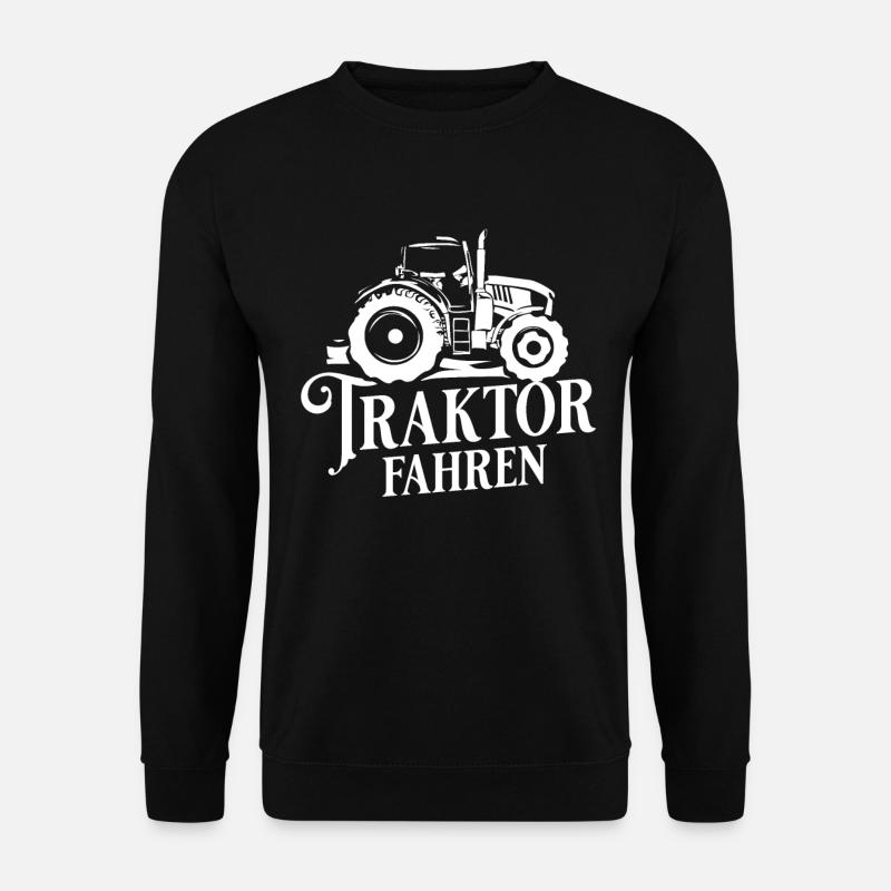 Traktor Bauer Landwirt - Unisex Pullover - Schwarz