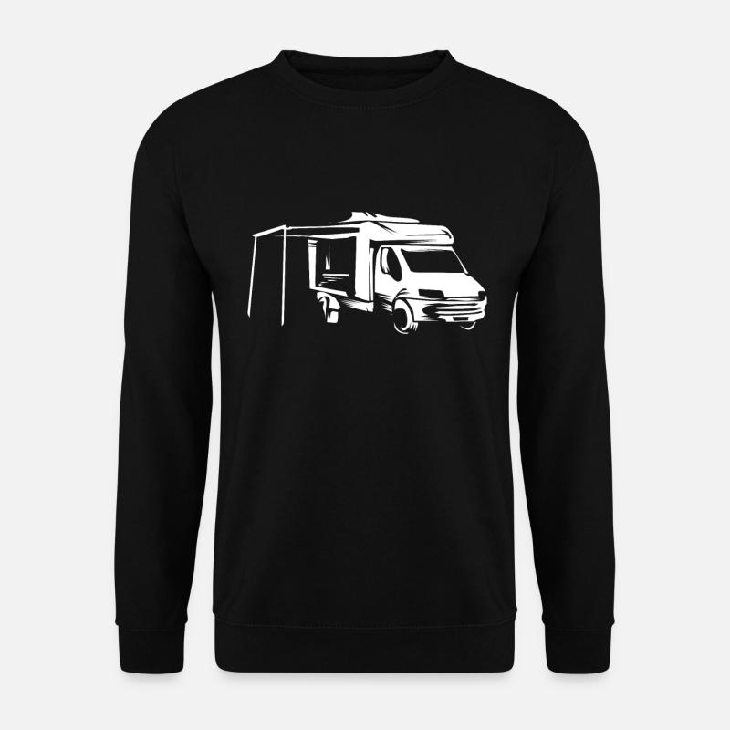 Camping - Unisex Pullover - Schwarz
