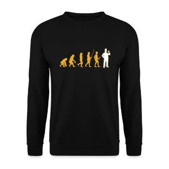 Chef cuisinier cuisine arts culinaires recette cuisine - Sweat-shirt Unisexe - noir - Devant - Alina (178cm) & Michal (187cm)