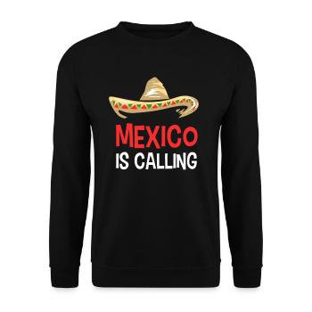 Mexique Mexique Mexicain Mexicain - Sweat-shirt Unisexe - noir - Devant - Alina (178cm) & Michal (187cm)