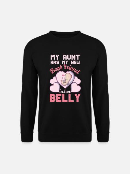 Nichte Neffe Cousin Verwandte süß meine Tante hat meine - Unisex Pullover - Schwarz