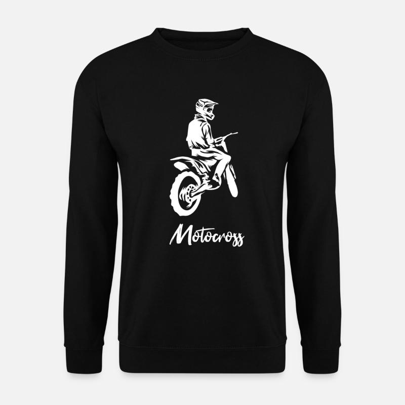 Motocross - Unisex Pullover - Schwarz