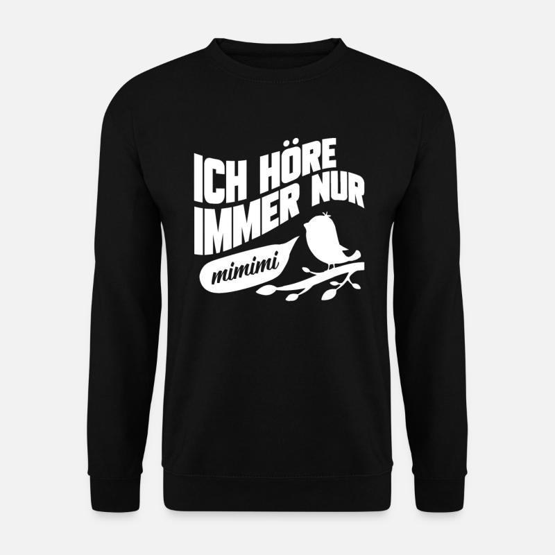 Vögel Vogel Fliegen Flügel - Unisex Pullover - Schwarz