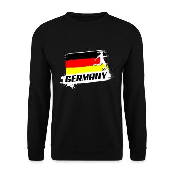 Football féminin 2019  - Sweat-shirt Unisexe - noir - Devant - Alina (178cm) & Michal (187cm)