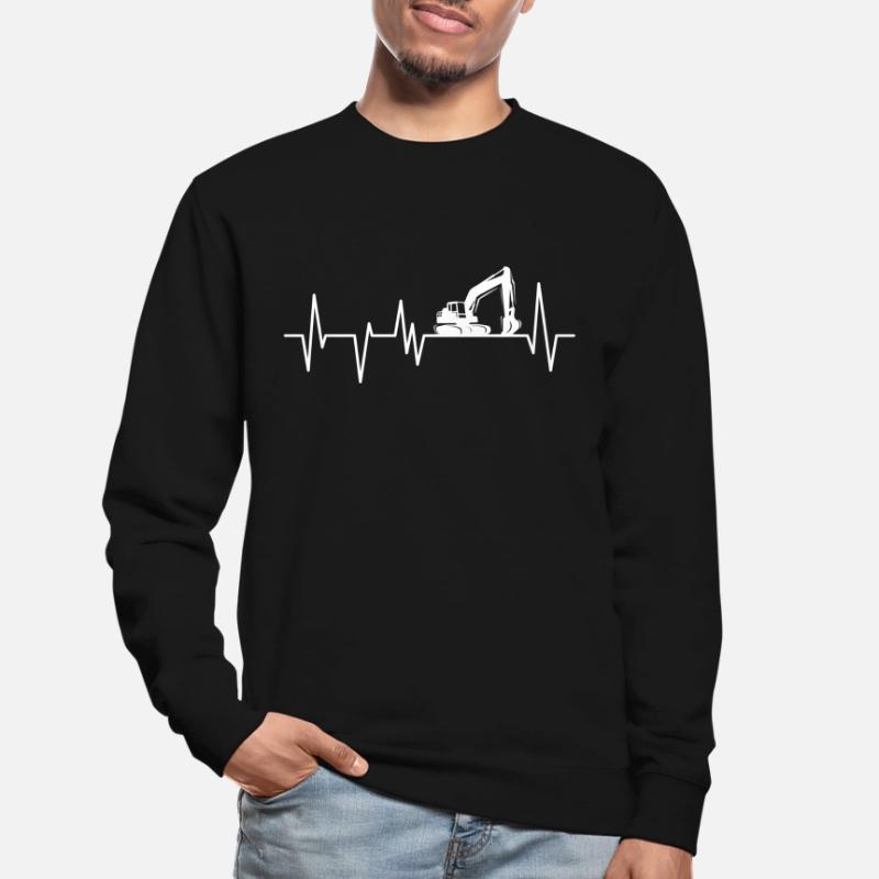 Baggerfahrer Bagger Baggern Unisex Pullover