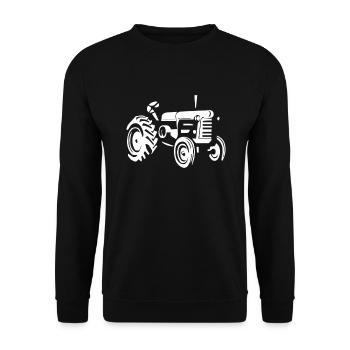 Landwirt - Unisex Pullover - Schwarz - Vorne - Alina (178cm) & Michal (187cm)