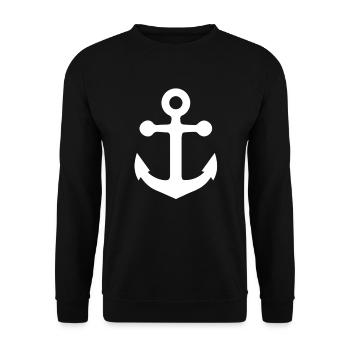 navigation à voile - Sweat-shirt Unisexe - noir - Devant - Alina (178cm) & Michal (187cm)