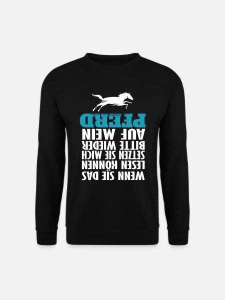 Horse riding Horse Horse riding - Unisex Sweatshirt - black