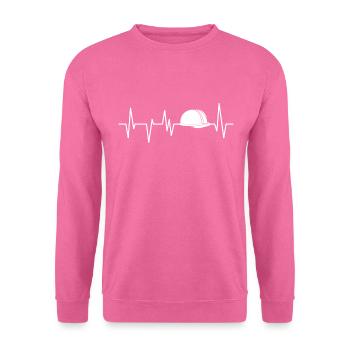 construction worker - Unisex Sweatshirt - pink - Front