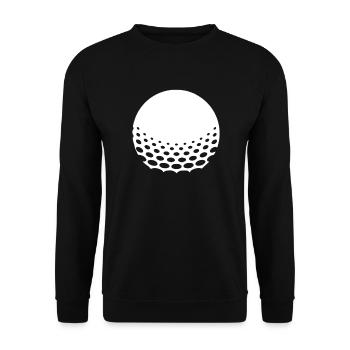Golfer Golf Golfen - Unisex Pullover - Schwarz - Vorne - Alina (178cm) & Michal (187cm)