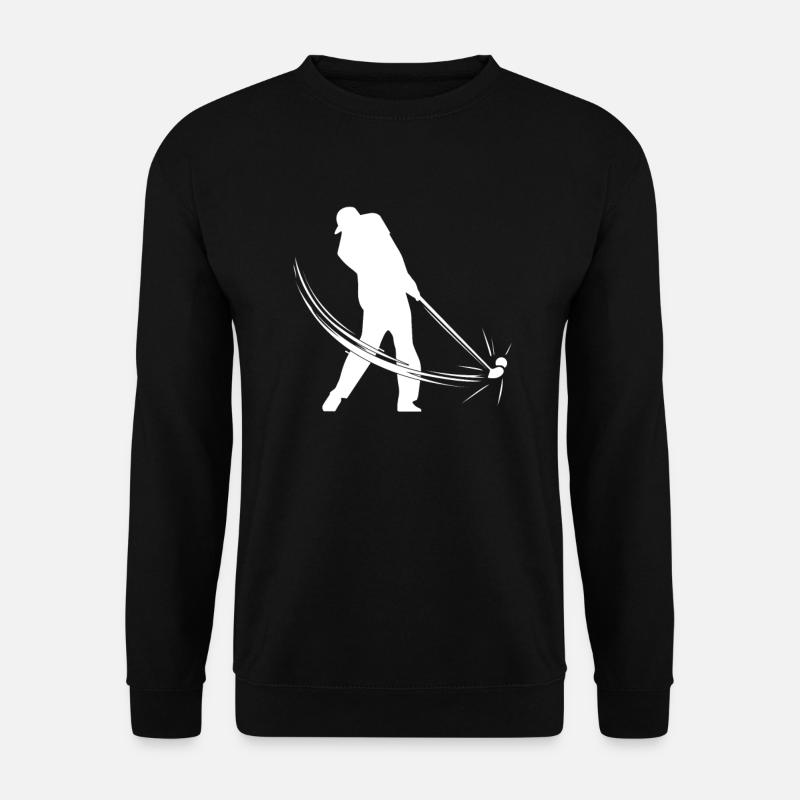 Golf Golfspieler Golfer Sport - Unisex Pullover - Schwarz