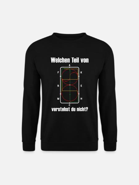 Reiterin Spruch Reiten Reiter - Unisex Pullover - Schwarz