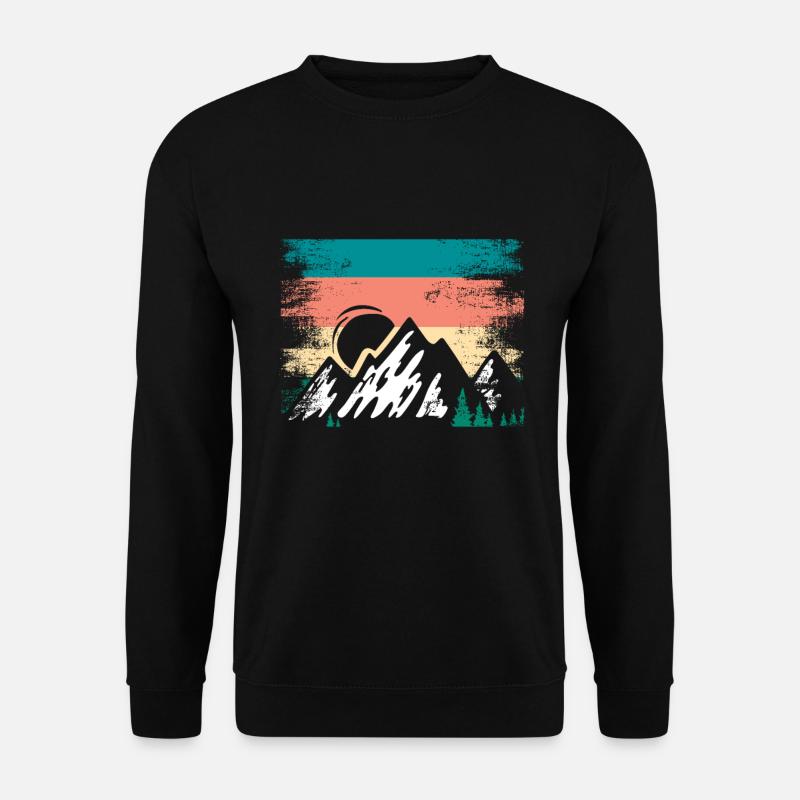 Seychellen-Natur-Wanderer-Bergsteiger-Waldgeschenk - Unisex Pullover - Schwarz