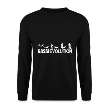 Gassievolution Éducation canine École canine Chiens - Sweat-shirt Unisexe - noir - Devant - Alina (178cm) & Michal (187cm)