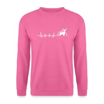 Hunters Trapping Feral Wild Animals Huntress - Unisex Sweatshirt - pink - Front