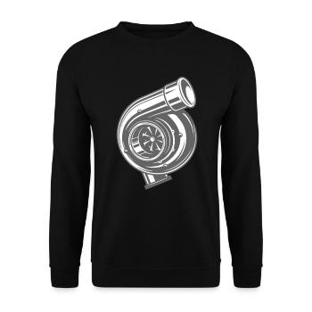 Tuning - Unisex Sweatshirt - black - Front - Alina (178cm) & Michal (187cm)