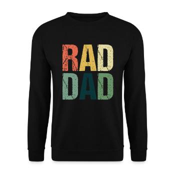 Technologue en radio Rad Tech Père des pères - Sweat-shirt Unisexe - noir - Devant - Alina (178cm) & Michal (187cm)