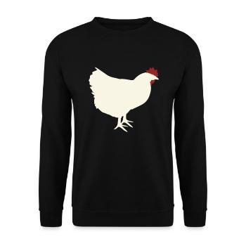 Farmer farming farmer farm - Unisex Sweatshirt - black - Front - Alina (178cm) & Michal (187cm)