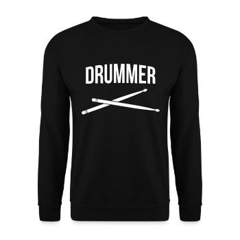 Batteur Batteur Batteur Batteur Batteur Batteur - Sweat-shirt Unisexe - noir - Devant - Alina (178cm) & Michal (187cm)