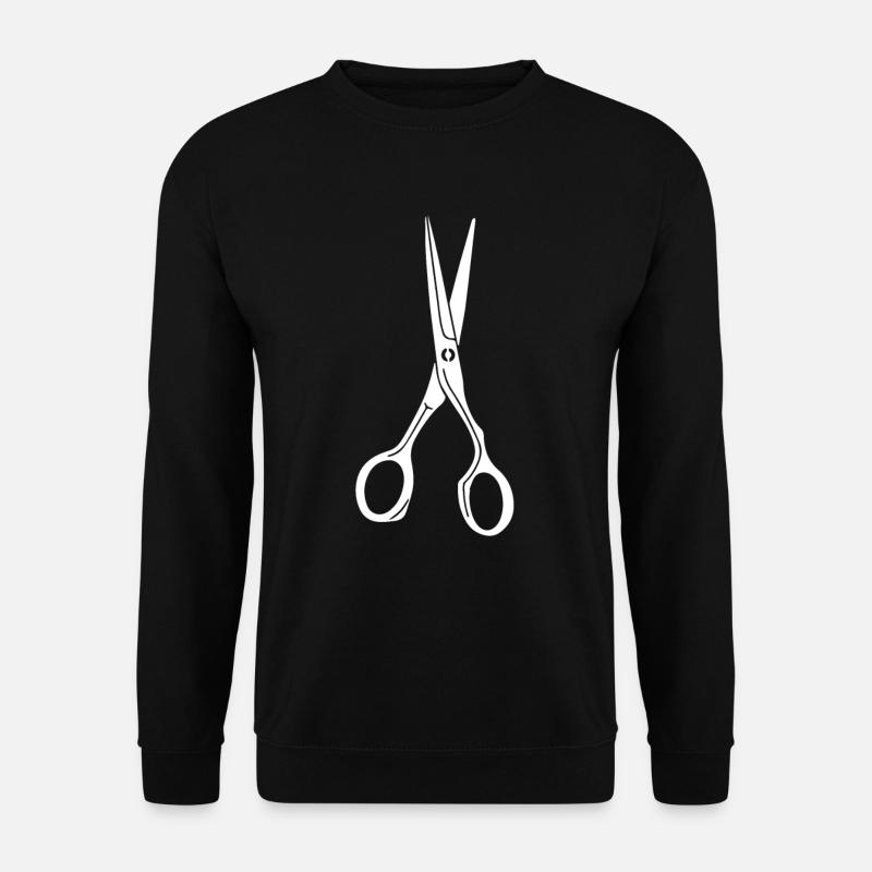 Friseur Friseurin Haare schneiden Hairstylist - Unisex Pullover - Schwarz