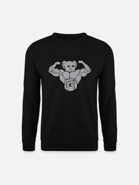 Fitness Gym Sport - Unisex Pullover - Schwarz