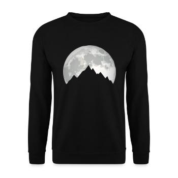 Nature Terre Mère Nature Voyage Alpinisme - Sweat-shirt Unisexe - noir - Devant - Alina (178cm) & Michal (187cm)